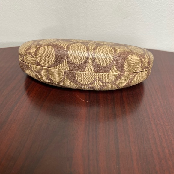 Coach glasses with coach clamshell case RC002 RAP 6035AB 135 women’s brown case - Picture 5 of 11